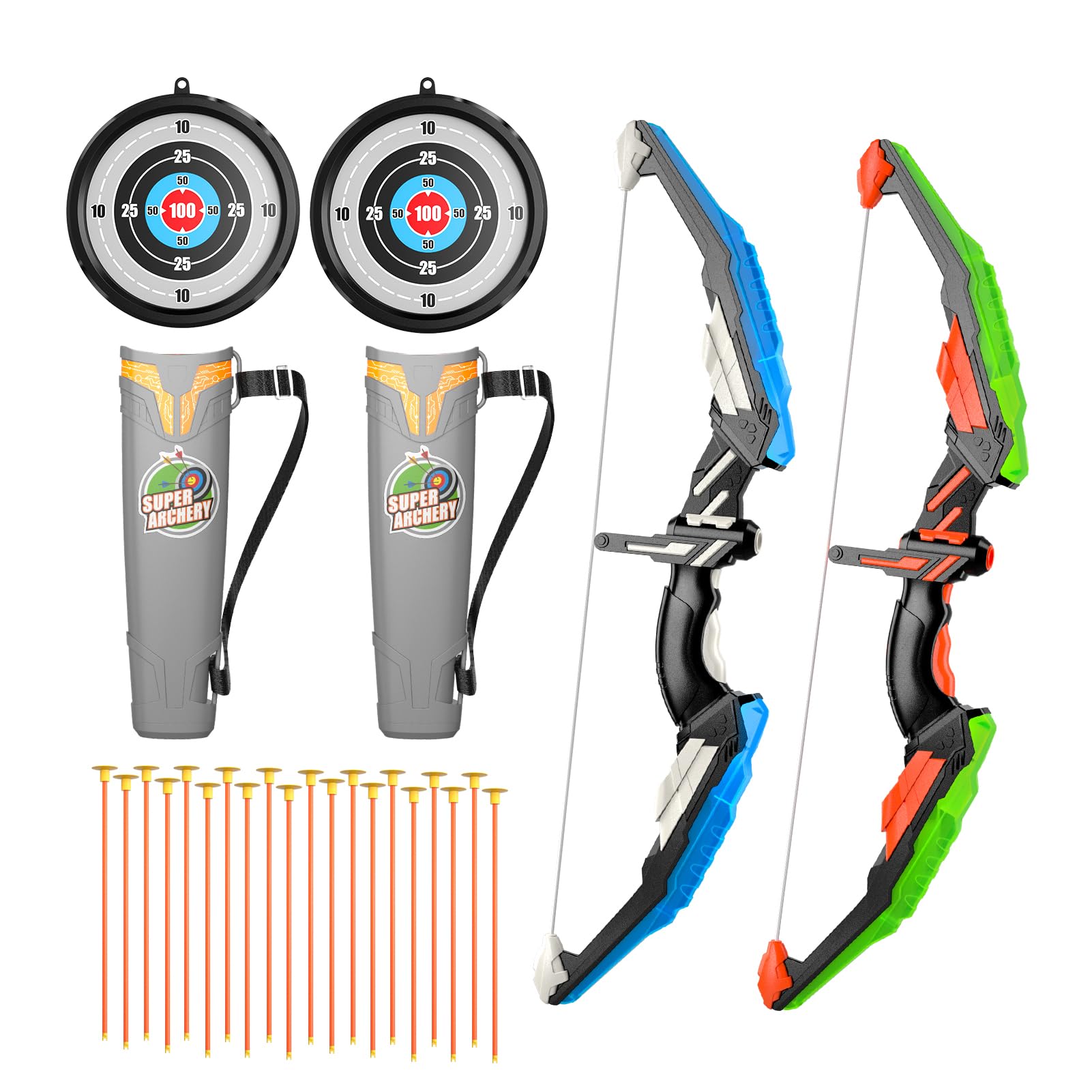 弓矢　彩色5本セット　新品未使用 Amazon.co.jp: 2個パック 弓矢 子供用 キッズアーチェリーセット